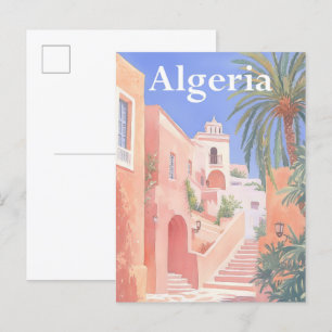 Algeriets färgsmålningsresa vykort