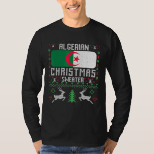 Algeriets Flagga algeriska julsötare T Shirt