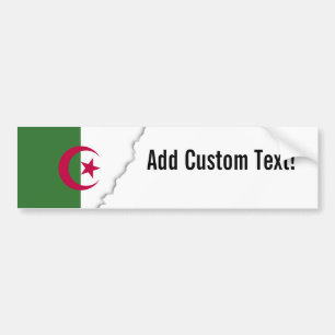 Algeriets Flagga Bildekal