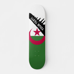 Algeriets Flagga Mini Skateboard Bräda 18,5 Cm