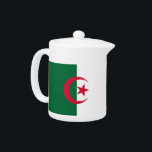 Algeriets Flagga Tekanna<br><div class="desc">Lägg till ett litet algeriskt pride i tetiden med den här exklusiv tekannan som omfattar Algeriets flagga! Designad med elegans och kulturell betydelse är denna tekanna mer än bara ett funktionellt biet - det är en hyllning till Algeriets rik arv. Den sjudande algeriska flagga utformning gör den till ett utmärkt...</div>