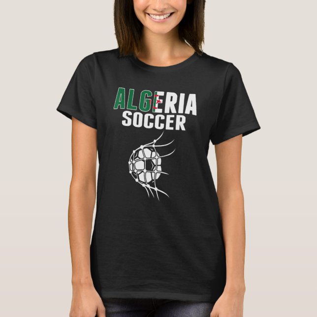 Algeriets fotbolls-EM i Net Algerian T Shirt (Framsida)