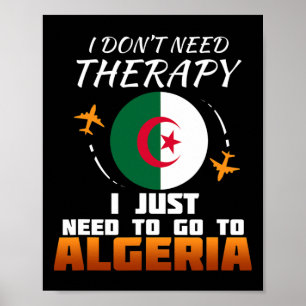 Algerisk flagga I Algeriet flagga I Semesterpresen Poster