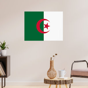 algerisk flagga poster