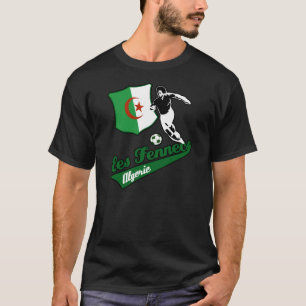 Algerisk fotboll tee shirt