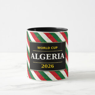 Algerisk fotbollsfantast 2026 med fantastiska möns mugg