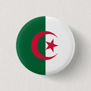 Algeriska Flagga, Algeriets Flagga Knapp