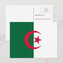 Algeriska Flagga, Algeriets Flagga Vykort