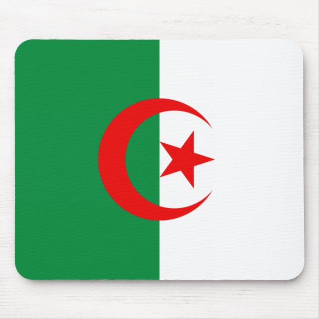 Algeriska flagga musmatta (Framsidan)