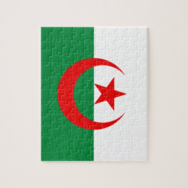 Algeriska flagga pussel (Vertikal)