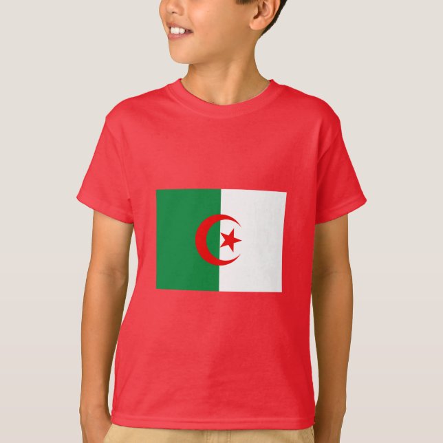 Algeriska flagga tee shirt (Framsida)