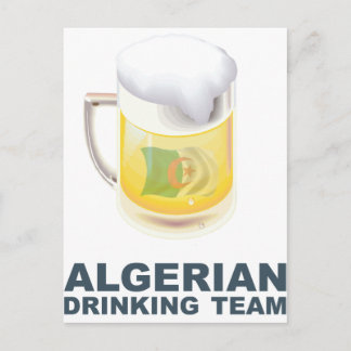 Algeriskt drickteam vykort
