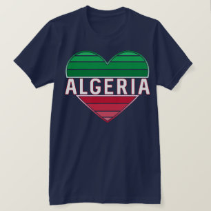 Algeriskt hjärta, Kärlek Algeriet T Shirt