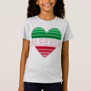 Algeriskt hjärta, Kärlek Algeriet T Shirt