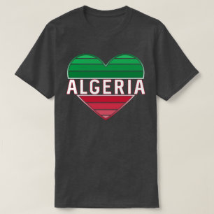 Algeriskt hjärta, Kärlek Algeriet T Shirt