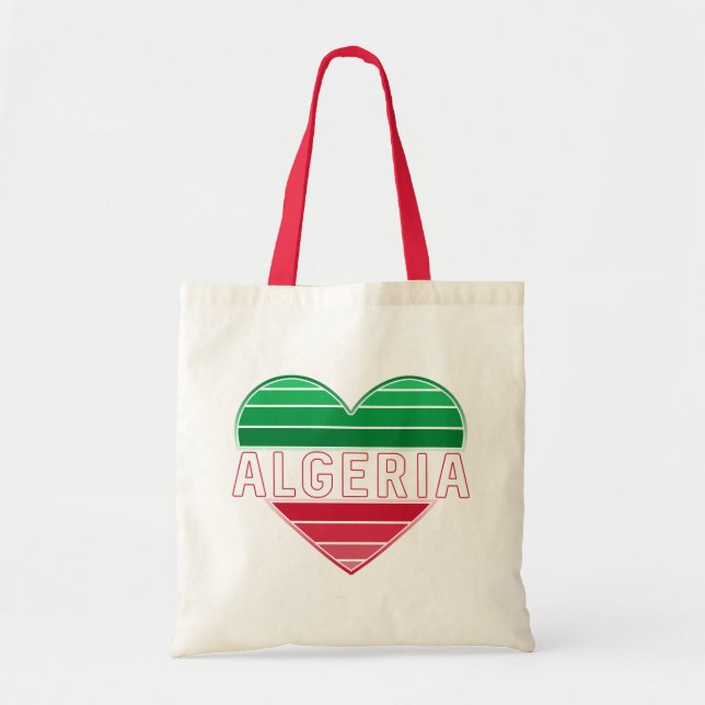 Algeriskt hjärta, Kärlek Algeriet Tygkasse (Framsidan)