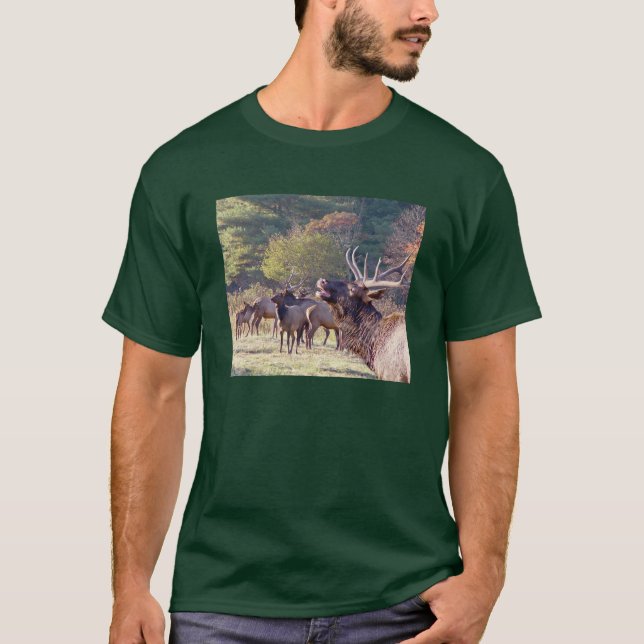 Älgflockskjorta Tee Shirt (Framsida)