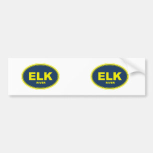 Älgflod Bildekal