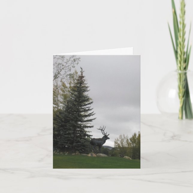Älgfödelsedagkort Kort (Framsida)