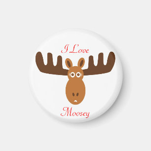 ÄlgHead_I kärlek Moosey Magnet