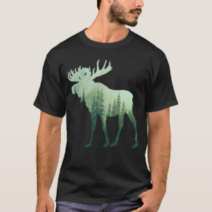 Älghjort Och Skogs Natur T Shirt