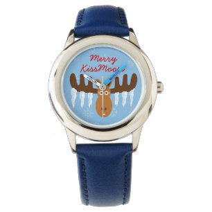Älghuvud_Isiga horn_Glada KyssÄlg Armbandsur