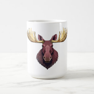 Älghuvud Kaffemugg