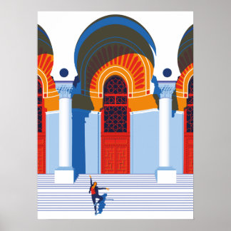 Algiers Ballerina Poster