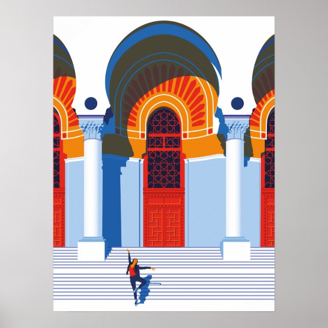 Algiers Ballerina Poster (Framsidan)