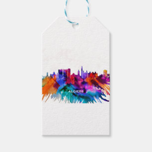 Algiers Skyline Presentetikett