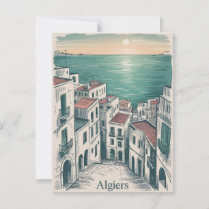 Algiers vintage vykort