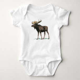 älgillustration t shirt