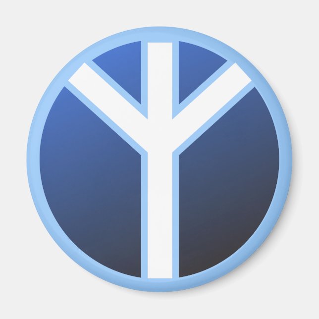 Algiz Rune Magnet (Framsidan)