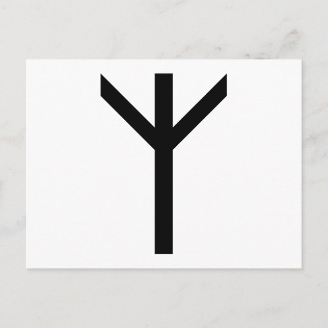 ALGIZ RUNE VYKORT (Framsida)