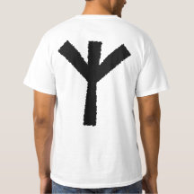 'Algiz' Viking Protection Rune Shirt (stor)