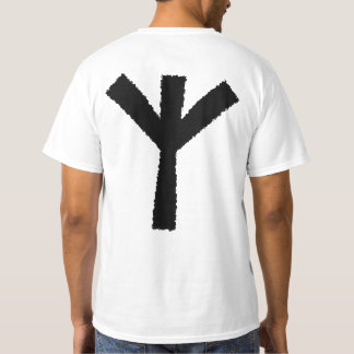 'Algiz' Viking Protection Rune Shirt (stor) T Shirt