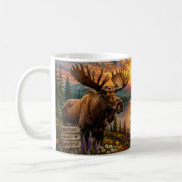 Älgland Fryeburg Maine Kaffe Mugg