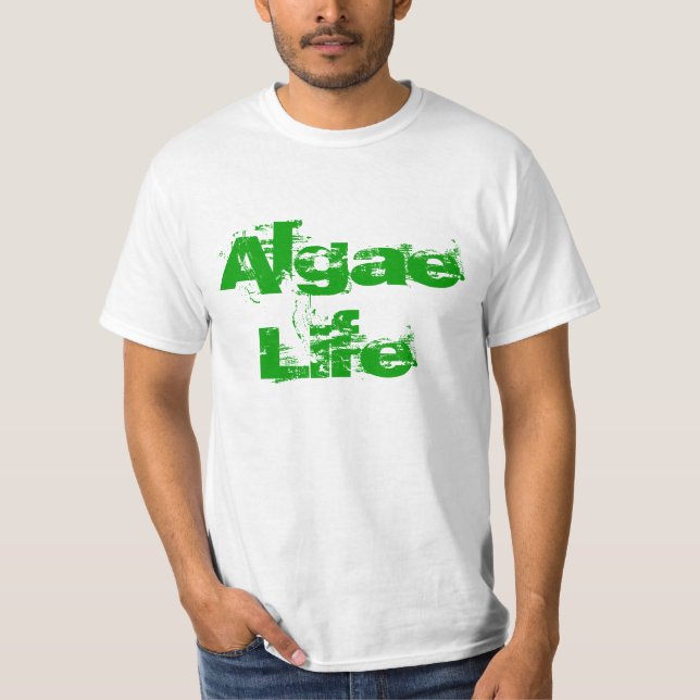 Algliv (värdera vit), tee shirt (Framsida)
