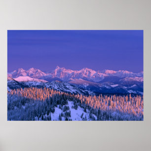 Alglow-strejkor glaciers toppar poster