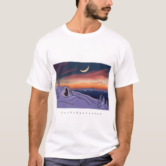 AlGlow Sunset Mountain T Shirt