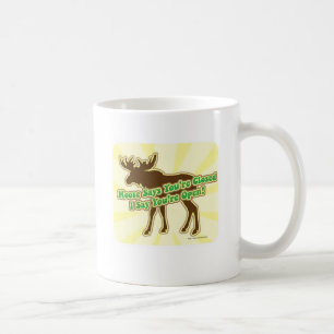 Älgnågot att säga är du stängd! kaffemugg