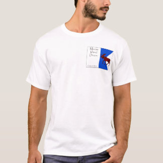 Älgöalfabetisk - stor flagga t shirt