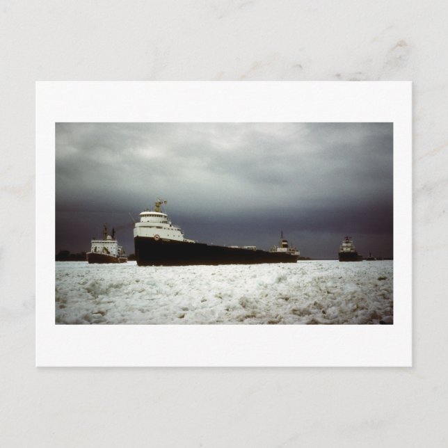 Algocen vid St. Clair River Vykort (Framsida)