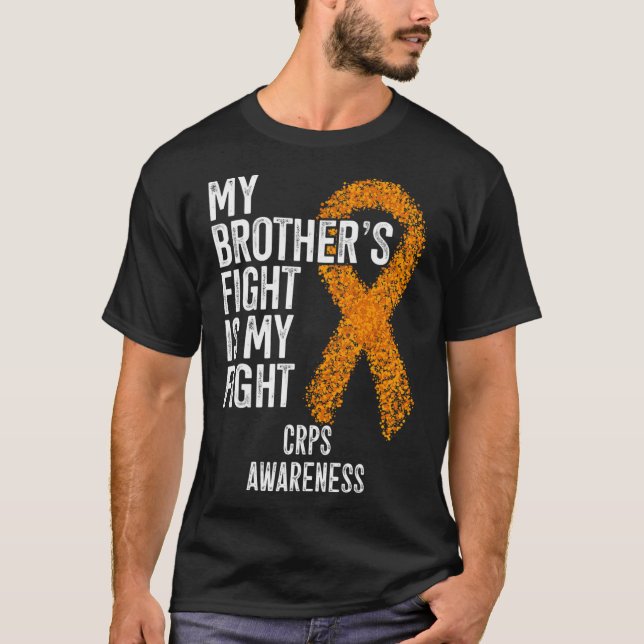 Algodystrofi min bror kämpar mot är mina stridskra t shirt (Framsida)