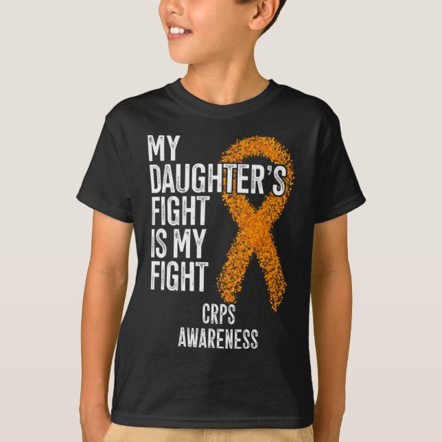 Algodystrofi Min dotters kamp är min kamp Crps T Shirt (Framsida)