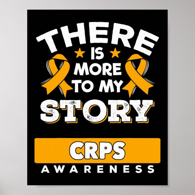 Algodystrophy Awareness Ribbon - Gift for CRPS Pat Poster (Framsidan)