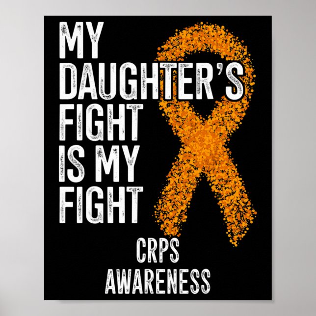 Algodystrophy Min dotters kamp är min kamp Crps Poster (Framsidan)
