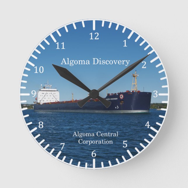 Algoma Discovery-klocka Rund Klocka (Framsida)