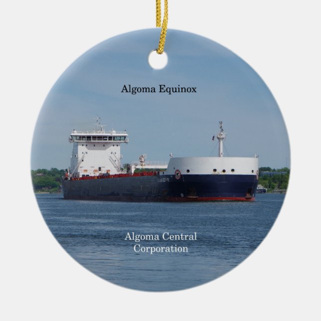 Algoma Equinox-ornament Julgransprydnad Keramik (Framsidan)