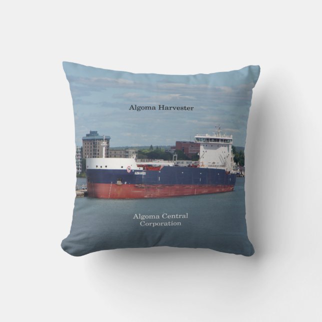 Algoma Harvester fyrkantig kudde (Framsida)